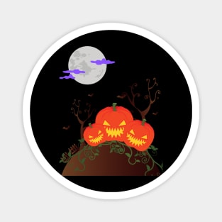 Jack-O-Lantern Night Magnet